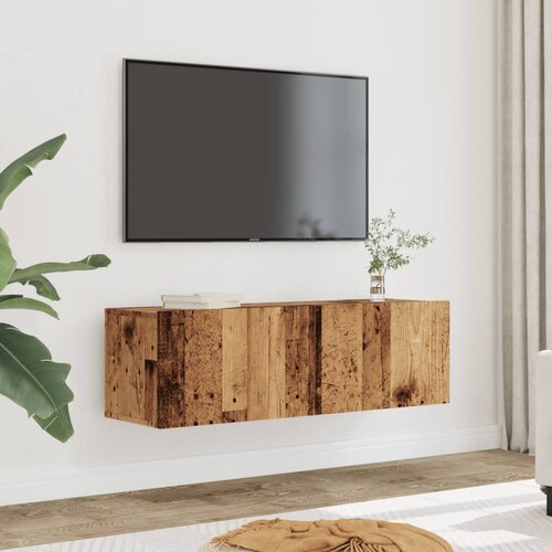 VidaXL Zidni TV ormarići 2 kom boja starog drva 100 x 30 x 30 cm Slike