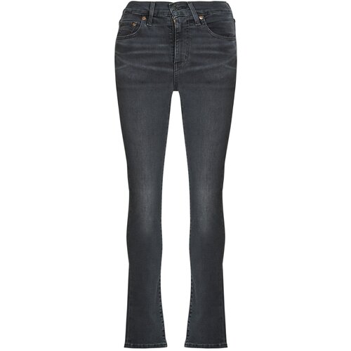 Levi's Jeans straight 724 HIGH RISE STRAIGHT Črna Cene