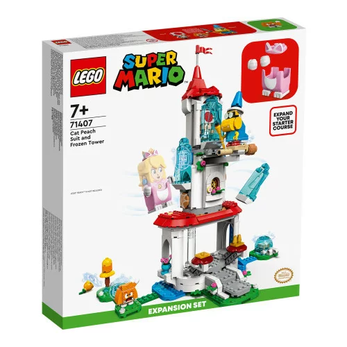 Lego Lego® Super Mario™ Razširitveni komplet Mačja obleka za Peach in Ledeni stolp - 71407