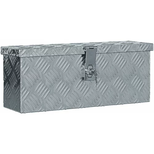  Aluminijska kutija 48 5 x 14 x 20 cm srebrna