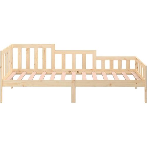  Dnevni krevet bez madraca 80 x 200 cm od masivne borovine - Prirodna 80 x 200 cm Slike