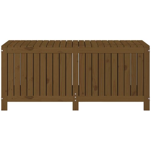  Vrtna kutija za pohranu boja meda 147x68x64 cm od borovine Slike