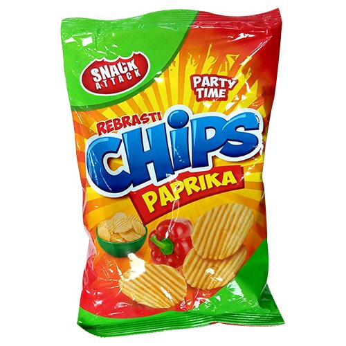 SNACK ATTACK čips paprika 150g Cene