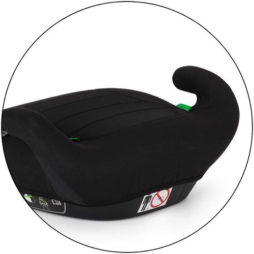 Petite&amp;amp;Mars booster autosjedalica Zuno (125-150 cm) bez Isofix-a, Coal Black Slike