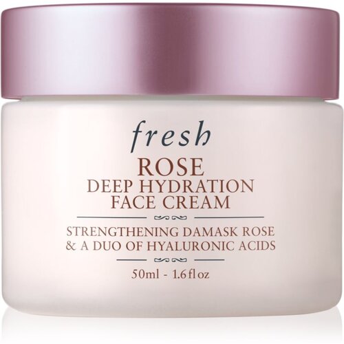 Fresh Rose Deep Hydration Face Cream vlažilna krema za obraz s hialuronsko kislino 50 ml Slike