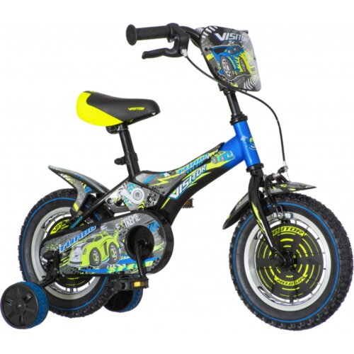 Venera Bike TURBO 12” DEČIJI BICIKL CRNO ZELENO PLAVE BOJE Cene
