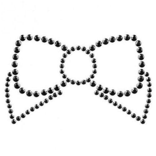 Bijoux Indiscrets Okraski za bradavičke Mimi Bow črni Cijene