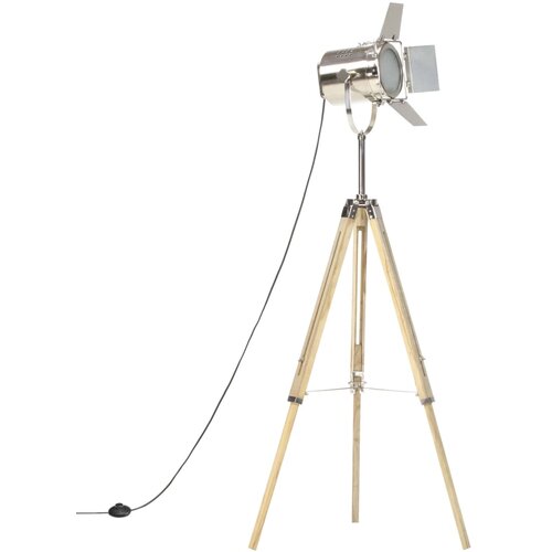 vidaXL Trinožna stoječa svetilka iz trdnega mangovega lesa 140 cm Cene