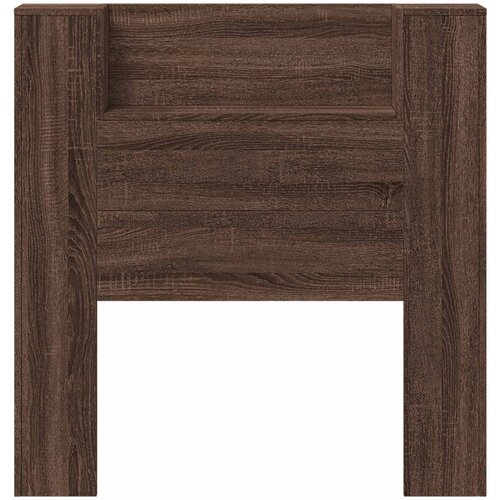  Uzglavlje Smeđi hrast 100 x 16,5 x 103,5 cm Konstruirano drvo Slike