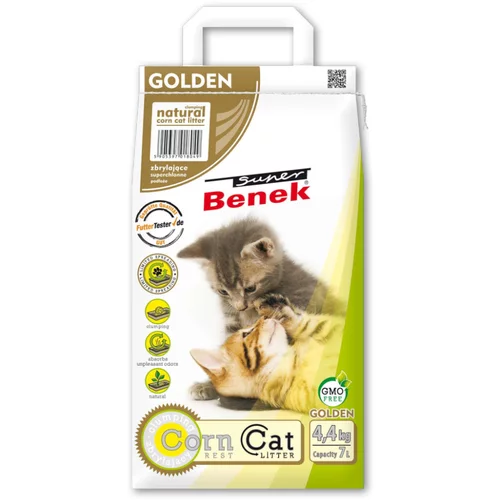 Benek Super Corn Cat Golden - 7 l (cca 4,4 kg)