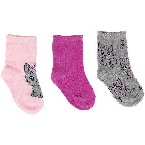 Lucky Kiddo čarape 3 kom LK-BGS3-3p-223 020740 Ž šareno Cijene