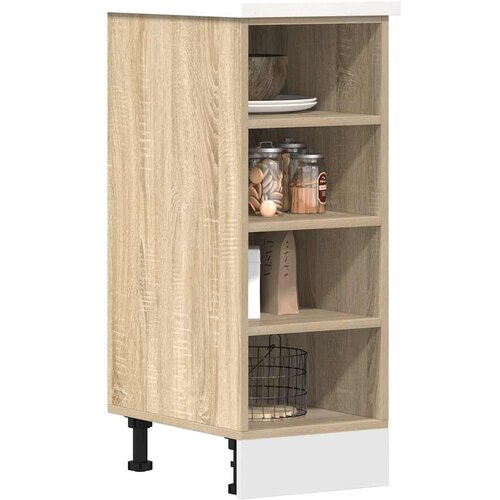 vidaXL Donji ormarić sonoma hrast 30x44,5x81,5 cm izrađeno drvo Cijene