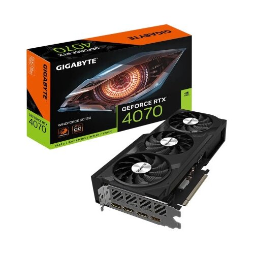 Gigabyte geforce rtx 4070 windforce oc V2 12GB GV-N4070WF3OCV2-12GD Slike