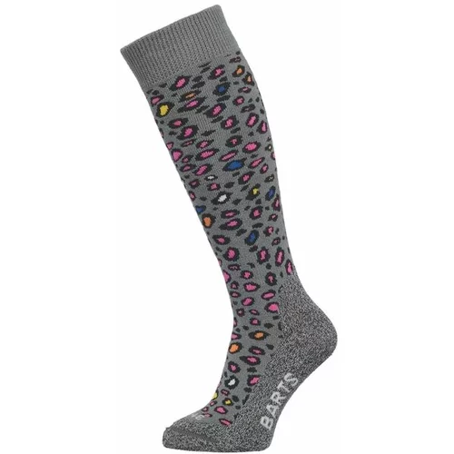 Barts SKISOCK ANIMAL PRINT KIDS Skijaške čarape, siva, veličina