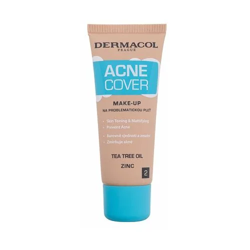 Dermacol acnecover Make-Up puder za problematičnu kožu 30 ml nijansa 2