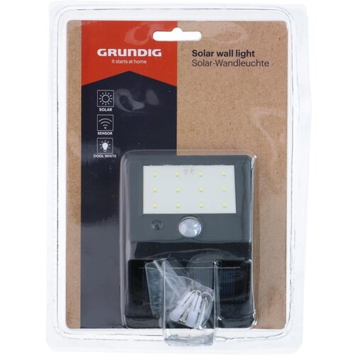 Grundig LED solarno zidno svetlo sa senzorom pokreta LED/1,2V 600 mAh IP44 Slike