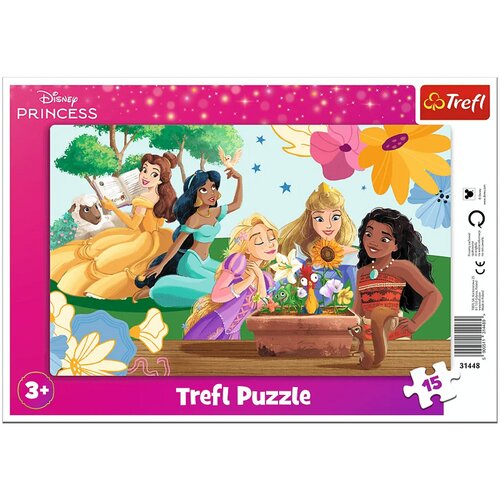 Trefl Disney Princeze okvir slagalica 15 dijelova - Slike