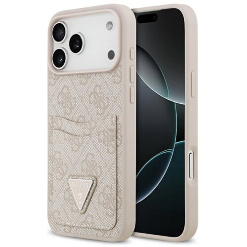  Maska Guess 4G Double Card Triangle za iPhone 17 Pro pink Cene