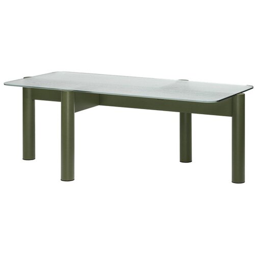 noo.ma Zeleni stolić za kavu sa staklenom pločom stola 55x105 cm Kob &ndash; Cijene