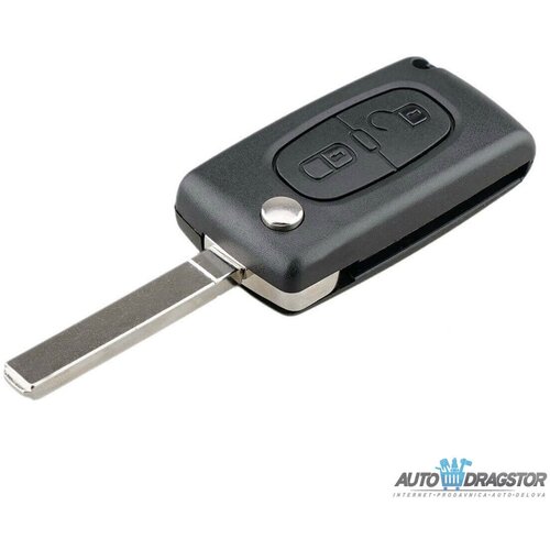 888 Car Accessories kućište oklop ključa 2 dugmeta VA2/CE0536 za peugeot/citroen E16-AP000 Cene