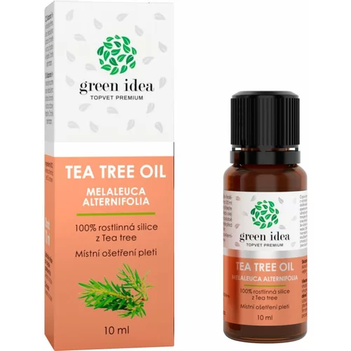Green Idea Tea Tree Oil 100% vegetable essential oil 100% ekstrakt za problematično kožo, akne 10 ml