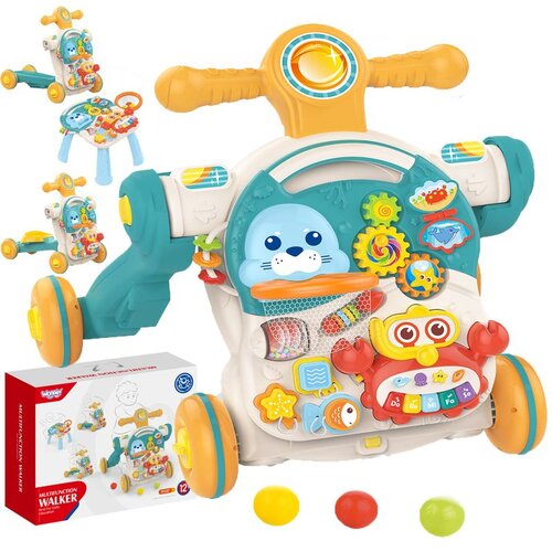 Woopie 4 u 1 guralica za bebe - plavo-žuta Cijene