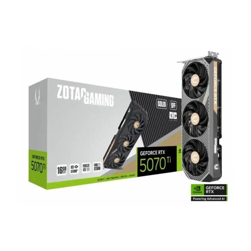 Zotac grafička karta gaming geforce rtx 5070 ti solid sff oc 16GB DDR7 256 bit 3xDP/HDMI Slike