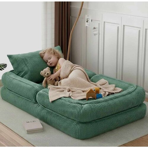 Atelier Del Sofa Exclusive 150 dečiji ležaj od sunđera 90 &amp;times; 45 &amp;times; 150 cm, mint zelena Slike