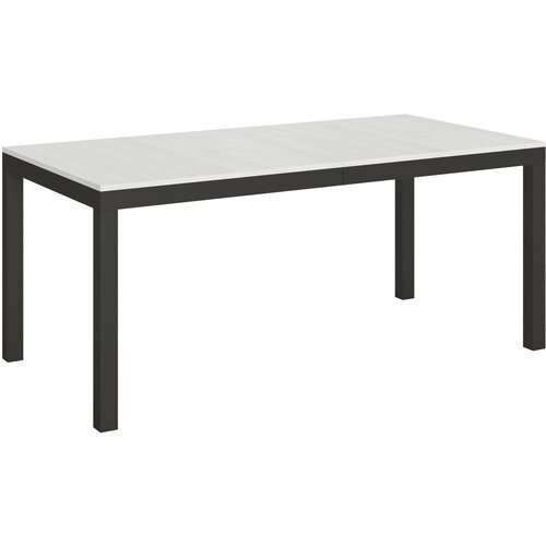 Itamoby   Everyday Evolution (90x180/284 cm) - bela, barva nog: antracit - raztegljiva jedilna miza, (20842417) Cene