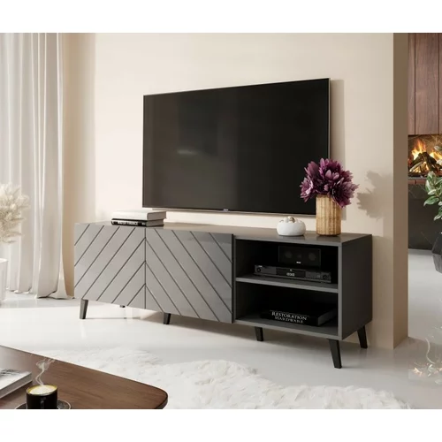 Xtra furniture TV komoda Abeto 150 cm - siva, (20538392)