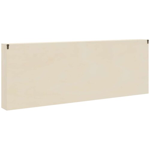  Ormar za izlaganje na zidu Zidna montaža Bež 100 x 8,5 x 36 cm Slike