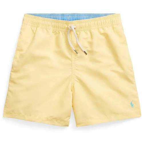 Polo Ralph Lauren Otroške kopalne kratke hlače rumena barva