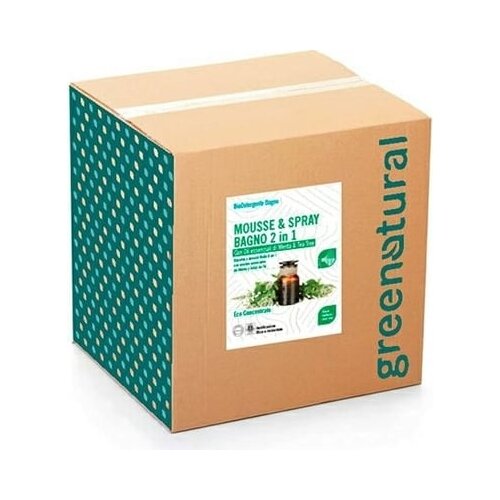 Greenatural 2v1 čistilo za kopalnico Mousse &amp;amp; Spray - 10 kg Slike