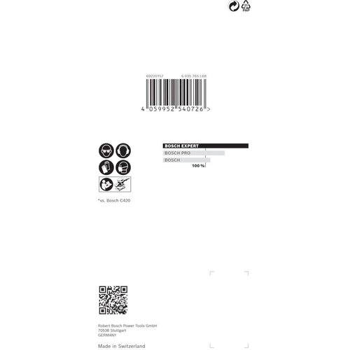 Bosch EXPERT brusni list M480 80 x 133mm granulacija 80; pakovanje od 10 komada - 2608900734 Slike