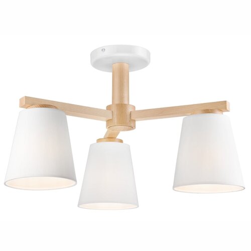 LAMKUR Plafonski luster ELLIE 3xE27/60W/230V beo Cene