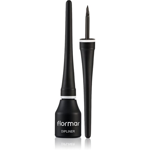 Flormar Dipliner dolgoobstojno tekoče črtalo za oči odtenek Black 3,5 ml Slike