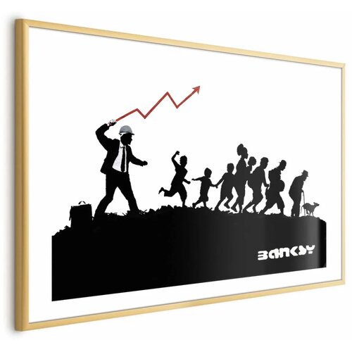  Plakat - Race 60x40 Zlatni okvir s margom Cene