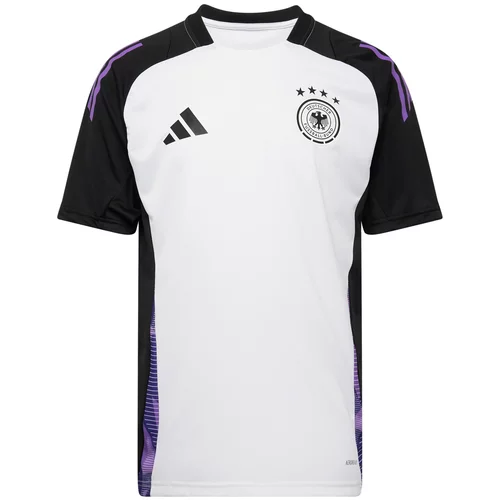 Adidas Tehnička sportska majica 'DFB Tiro 24' tamno ljubičasta / crna / bijela