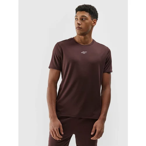 4f Men's Sports Quick-Drying T-Shirt - Brown