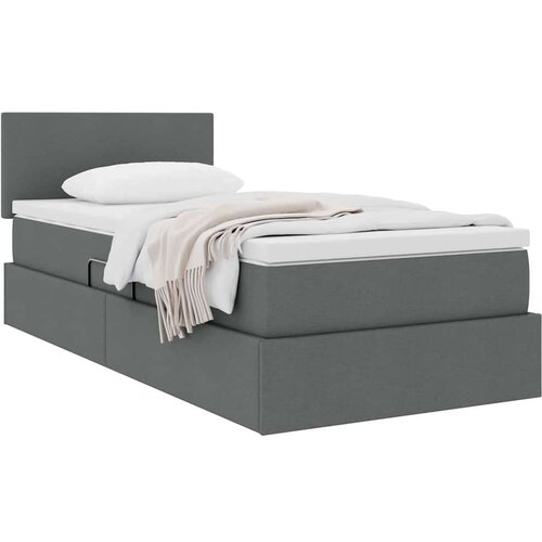  Krevet s madracem i skladi&amp;scaron;tem Tamno siva 90 x 200 cm - Tamno siva 90 x 200 cm Gladak dizajn Slike