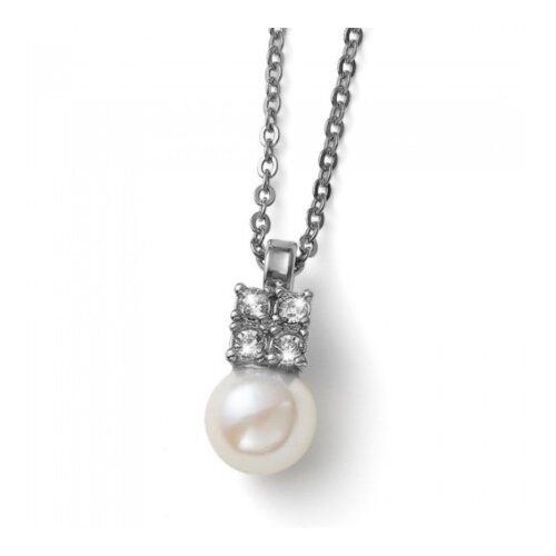  Ženski oliver weber again pearl lančić sa swarovski kristalima i perlom ( 12266r ) Cene
