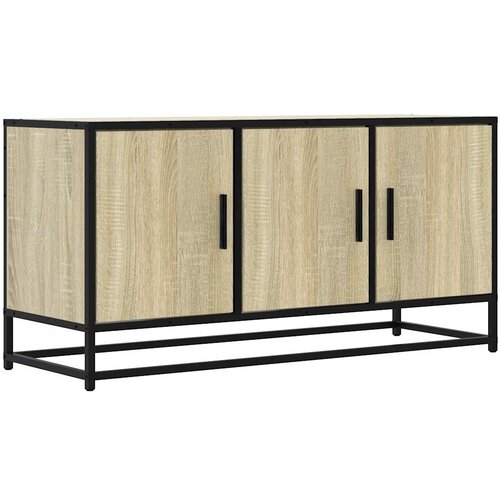 Maison Chic TV omarica - TV stojalo - Televizijska omarica sonoma hrast 100x35x50 cm inženirski les in kovina, (21701691) Cene