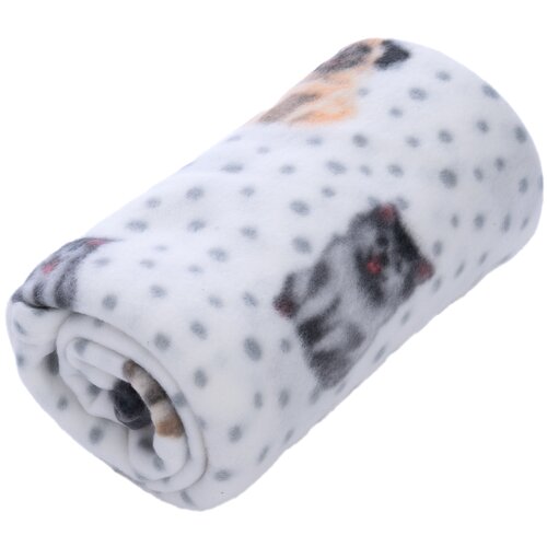 Zooplus Basics meka deka flis Dogs &amp;amp; Dots - D 150 x &amp;Scaron; 100 cm Slike