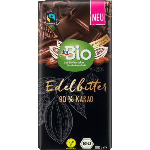 dmBio Crna čokolada 100 g Slike