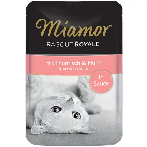 Miamor Ragout Royale v omaki 22 x 100 g - Tuna & piščanec