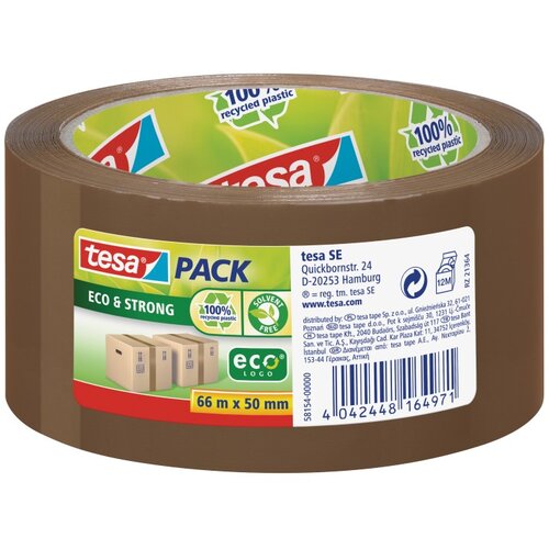 Tesa Lepilni trak za pakiranje Tesa Eco & Strong (66 mm x 50 mm, rjav) Cene