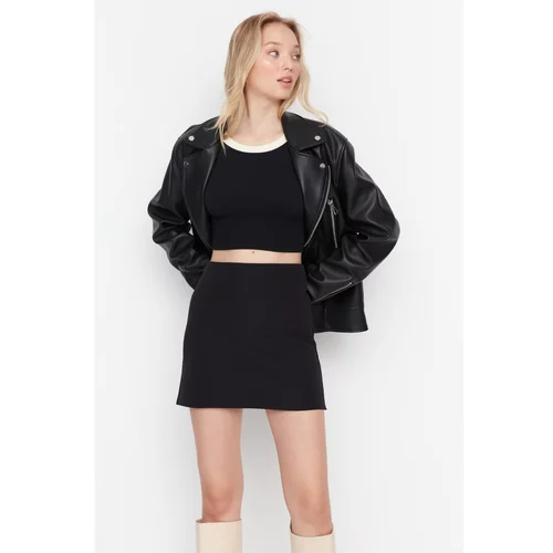Trendyol Black Mini Skirt