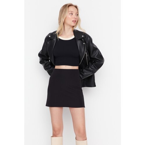 Trendyol Black Mini Skirt Slike