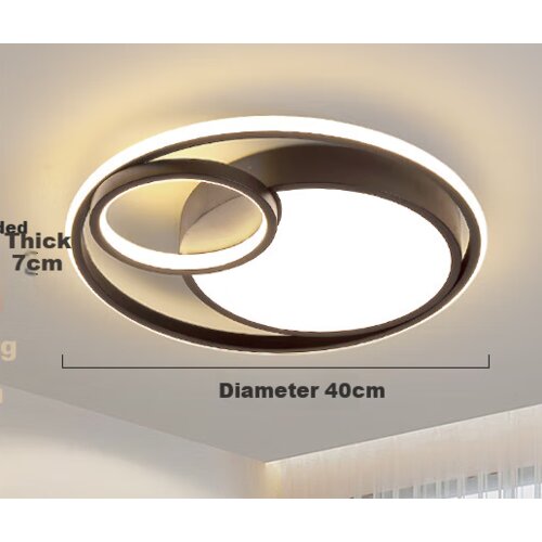  Micoe Plafonska lampa LED, 64 W, Crna Slike