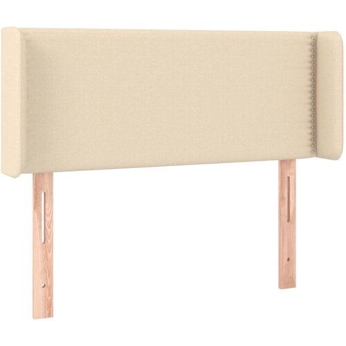 Maison Chic vzglavna omarica - nočna omarica - posteljna omarica z u&amp;scaron;esi krem 103x16x78/88 cm blago, (21708692) Slike